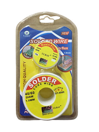 Solder Wire+Rosin Lehim Teli Ve Pastası 2Li Set