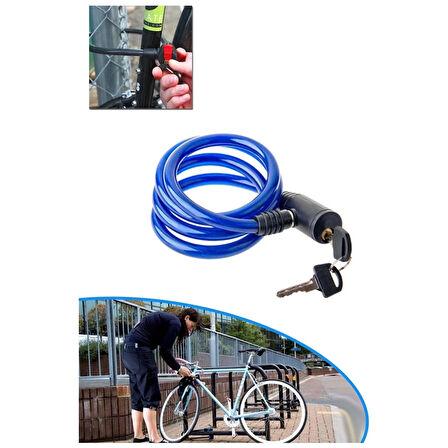 Bisiklet Kilidi Anahtarlı 11.5Mm X 85Cm