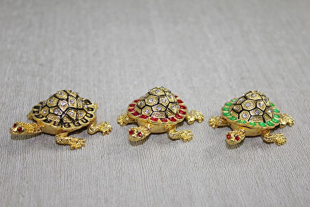 Swaroski Minik Kaplumbağa Figürü Alk3867