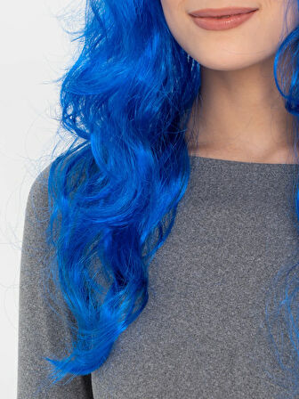 Renk Uzun Dalgalı Parti Peruğu