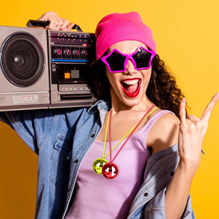 7039Ler 8039Ler Ve 9039Lar Temalı Disko Topu Kolye Seti 6 Adet