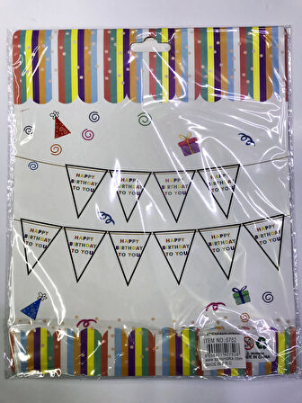 Happy Birthday To You Flama Bayrak Süs