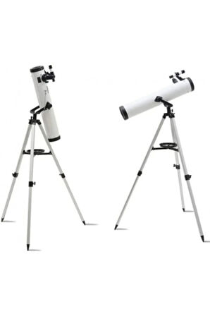 76X700 Profesyonel Aynalı Uzay Teleskopubeyaz