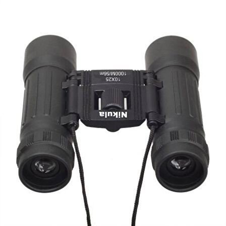 10X25 Av Dürbünü 56M/1000M Kauçuk Kaplama Siyah