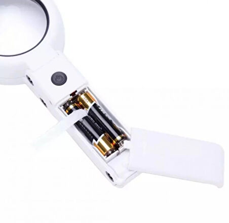 Usb Şarj Edilebilir Katlanabilir 3.510X Büyüteç 8 Ledli Masa Ve Eliçin Taşınabilir Büyüteç Fs90Rc