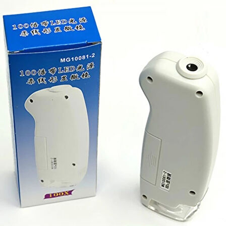 Işıklandırılmış Mini 100X Mikroskop Mg100812