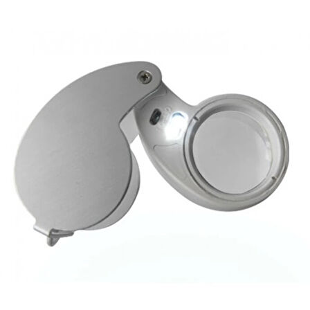 Mini 40X25Mm Takı Büyüteç, Cep Büyüteç, Teftiş, Elmas Pullar, Madeni Kontrol Lup Mg21011