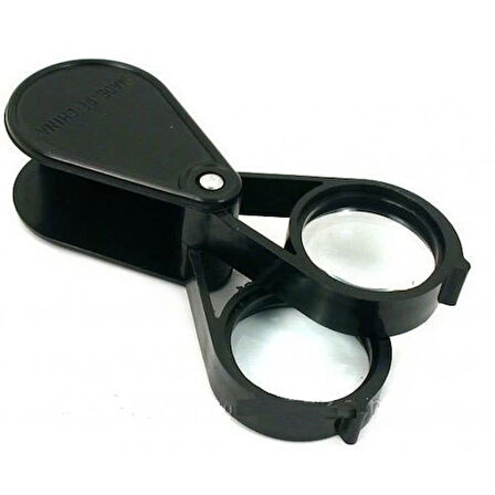 20X30 2K30Mm Çıft Optik Lens Katlanan Cep Büyüteç.