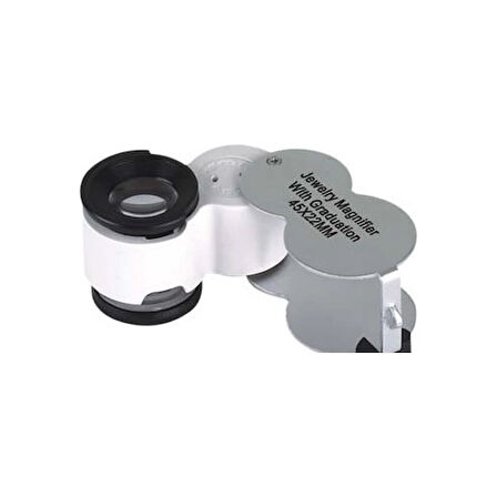 45X22 Ledli Para Algılama Ve Mezuniyet Takı Değerleme Büyüteç