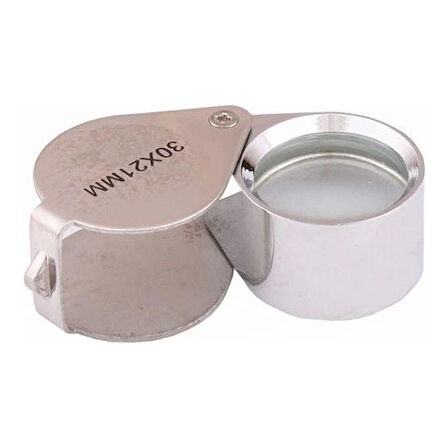 30X21 Full Çelik Kaplı Büyüteç (Lüp)