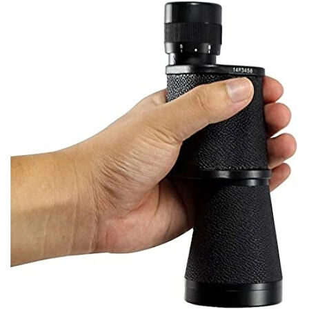 Baigish 7X50 Metal Deri Kaplamalı Rus Modeli Monoküler Dürbün