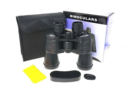 7X50 Kauçuk Kaplamalı Mavı Cam Mercekli Dürbün