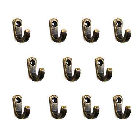 Tekli Anahtar, Bijuteri, Vitrin, Dekor Askısı - Antik, 10X18X22 Mm