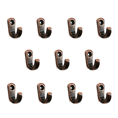 Tekli Anahtar, Bijuteri, Vitrin, Dekor Askısı - Eskitme, 10X18X22 Mm