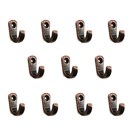 Tekli Bijuteri, Dekor Askısı - Eskitme, 100 Adet, 10X18X22 Mm