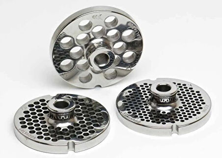 İnox Paslanmaz Kıyma Makinesi Aynası, Ağızı 12 No - 4 Mm