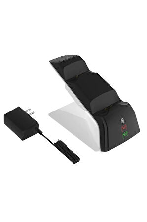 Ps5 Dualsense /Ps5 Slim/Ps5 Gamepad Hızlı Şarj İstasyonu Çift Kol Şarj Ünitesi