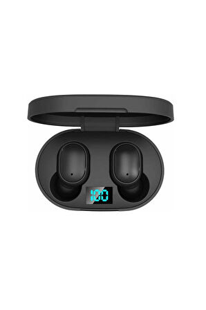 E6S Kablosuz Kulaklık Dijital Göstergeli Bluetooth Kulaklık 5.0