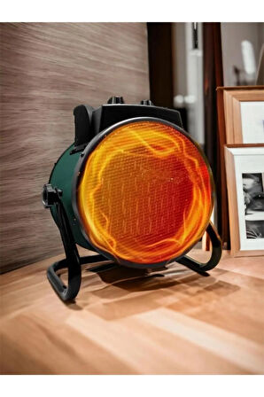 Güçlü 3000 Watt Taşınabilir Elektrikli Portatif Isıtıcı Soba Sıcak Hava Üfleyen Fan Radyatör