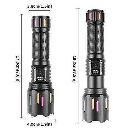 Ps-9954 30W Zoomlu Led Özellikli Şarjlı Profesyonel El Feneri