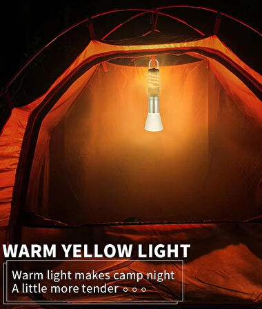 Ps-8915 10W Zoomlu Led Özellikli Şarjlı Kamp El Feneri