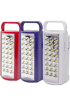 24 Büyük Ledli 80 Saat Yanan Özellikli Akülü Led Işıldak
