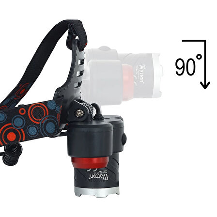 6000 Lümen Şarjlı Kafa Lambası Wt-632