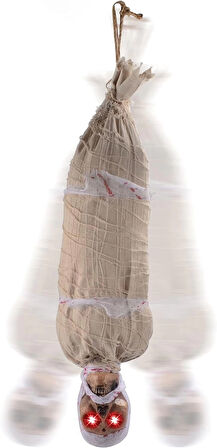 Halloween Sensörlü Işıklı Hareketli Mumya 25X75 Cm