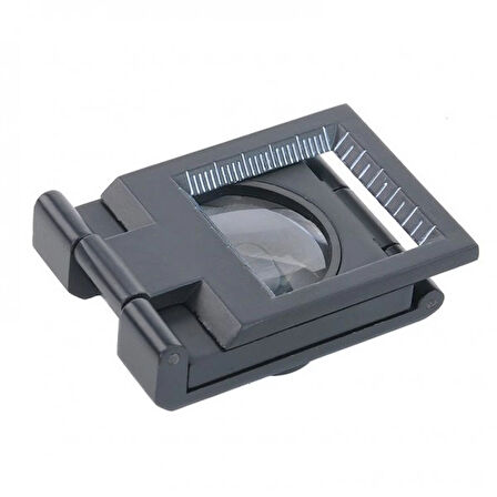 25X25 Mm Full Çelik Kaplı Katlamalı Büyüteç Th9005B