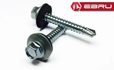 Matkap Uçlu Çatı Trapez Vidası 5,5X50 - 200 Adet