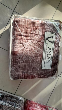 Aslan Yeni Sezon / Çift Taraflı / Çift Katlı /Çift Kişilik/ Lüx Battaniye/ 4,5 kg / Modern / Şık / Çeyizlik
