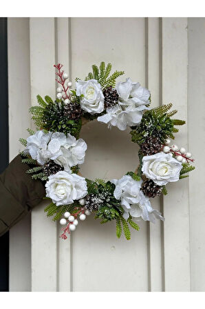 Yapay Güllü Kapı Süsü