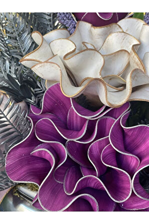 Yapay Çiçek Aranjmanlı Gümüş Vazo