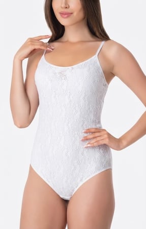 6 Adet İmer Bayan Modal Önü Dantelli İp Askılı Çıtçıtlı Body 1101