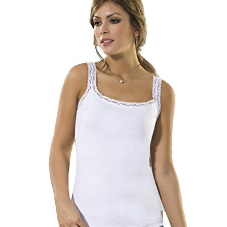 Anıt Kadın Dantel Askılı Atlet Geniş Askılı Atlet 2172