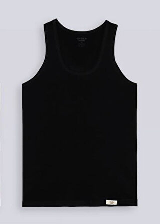 Omera Organik Kumaş Kadın Ribana Geniş Askılı Atlet 3001