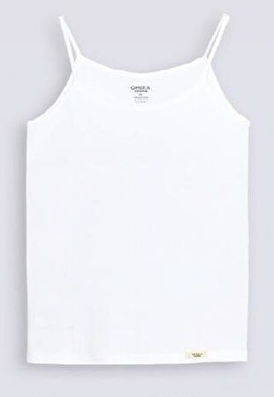 Omera Organik Kumaş Kadın Ribana İp Askılı Atlet 3002