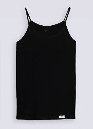 Omera Organik Kumaş Kadın Ribana İp Askılı Atlet 3002