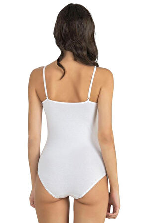 Fabony Bayan İp Askılı Çıtçıtlı Body 1180