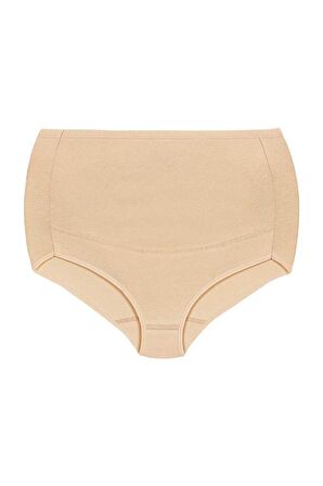 12 Adet Yıldız Kadın Hamile Likralı Külot Ten 3641