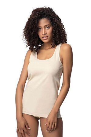 2 li Paket Özlem Kadın Geniş Askılı Ribana Atlet 1314