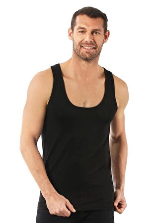 6 Adet Özkan Erkek Pamuklu Penye Atlet Renk Seçenekli 0050