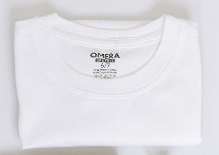 Omera Organik Kumaş Erkek Çocuk Kısa Kollu Fanila Atlet 4003