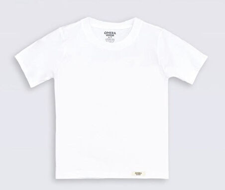 Omera Organik Kumaş Erkek Çocuk Kısa Kollu Fanila Atlet 4003