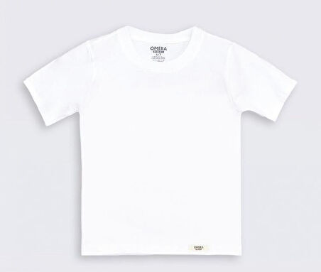 Omera Organik Kumaş Ribana Erkek Çocuk Kısa Kol Fanila Atlet 4004