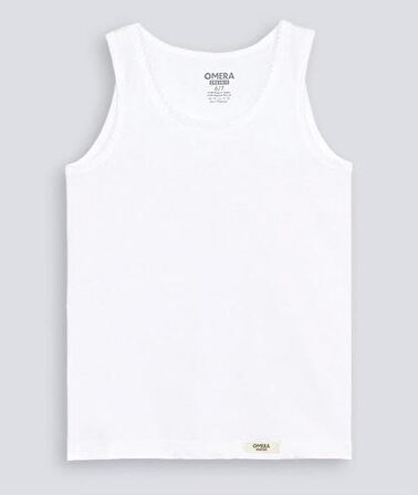 Omera Organik Kumaş Kız Çocuk Geniş Askılı Atlet 5001