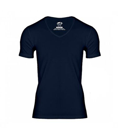 6 Adet Şahin Erkek Bambu V Yaka Kısa Kol Fanila Atlet Body 10028