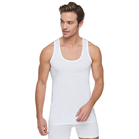 Tutku Erkek Penye Atlet Yüzde Yüz Pamuklu