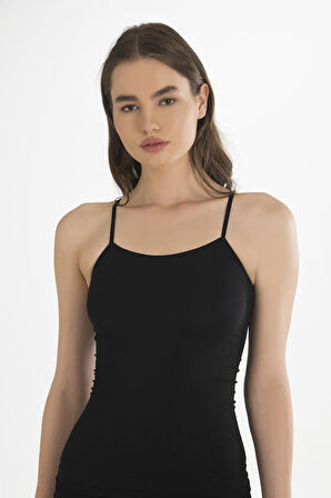 Nbb Kadın Dikişsiz İnce Askılı Atlet 2433