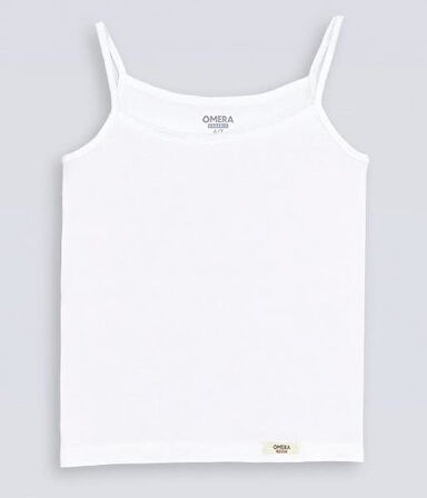 Omera Organik Kumaş Kız Çocuk İp Askılı Atlet 5003